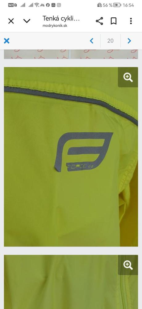 Cyklistická bunda, xs