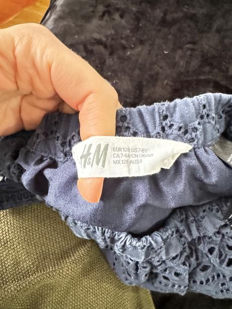 Dievčenská sukňa, h&m,128