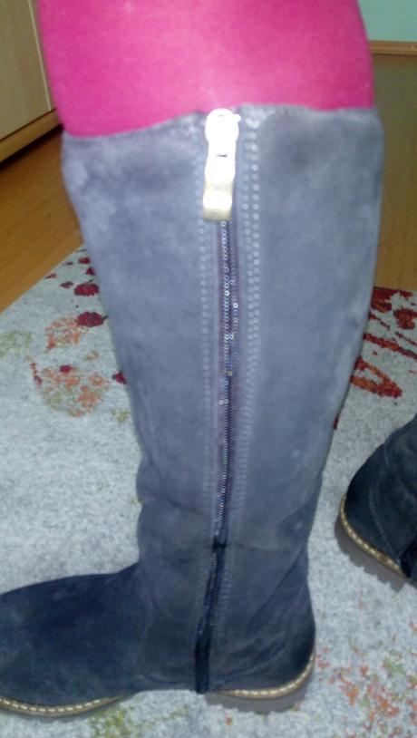 Čižmy z brúsenej kože s primaloft nenosené, tamaris,39