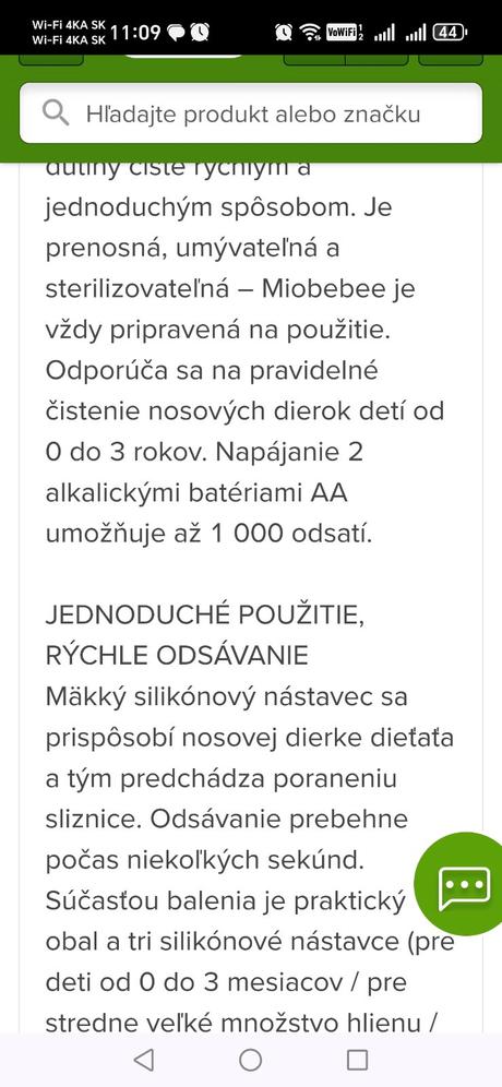 Odsávačka na soplíky, 