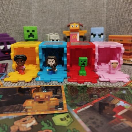 Postavičky minecraft z kolekcie mcdonald's,