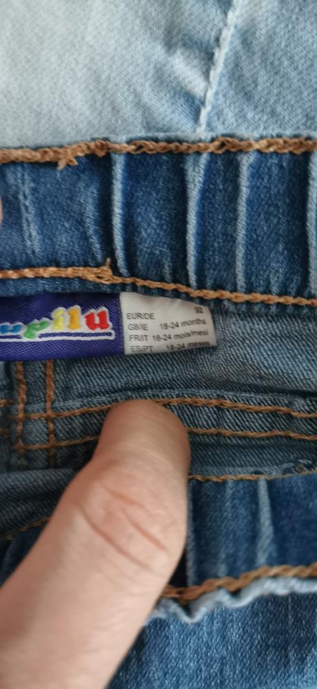 Džínsy pre dievčatko 86-98, 92