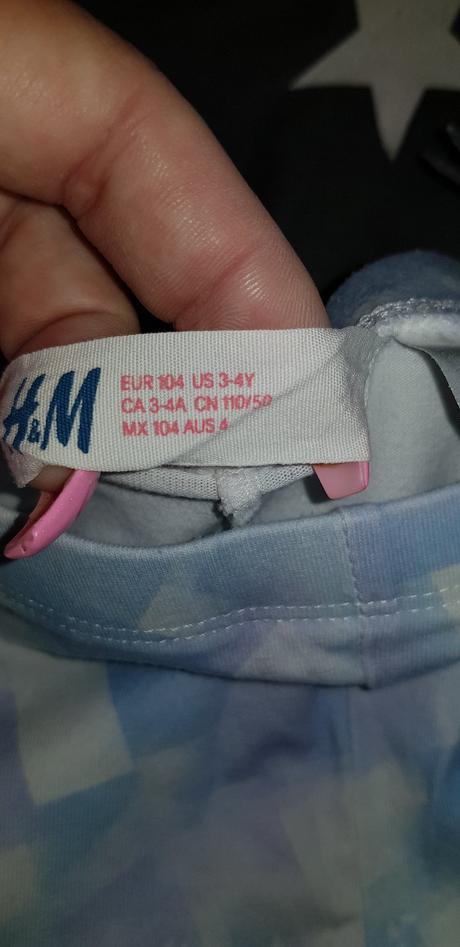 2 x leginky, h&m,104