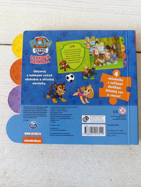 Labkova patrola puzzle knižka,