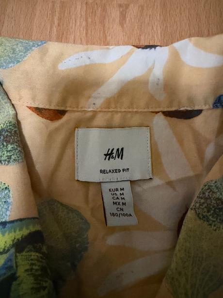 Košeľa s kratkym rukavom, h&m,m