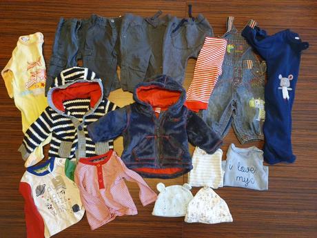 Predam balík oblečenia chlapec 3-6 mesiacov, 50–62