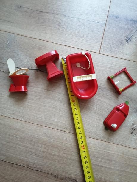 Retro kúpeľňa, nábytok, do domčeka, 