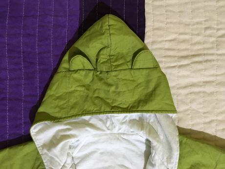 Unisex prechodná bunda s uškami v. 62, 62