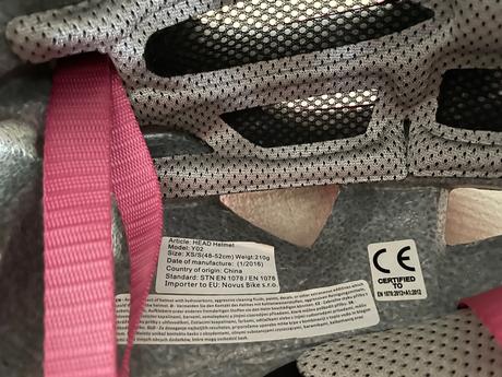 Cyklisticka prilba, xs