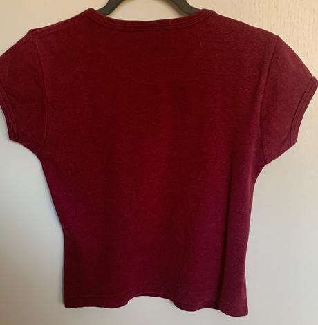 Joe boxet bordové tričko s nápisom, m