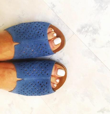 Kožené semišové šlapky, lasocki,38