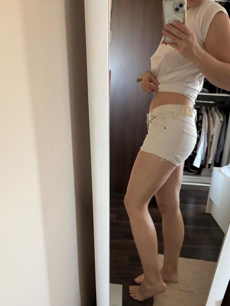 Biele šortky h&m, h&m,38