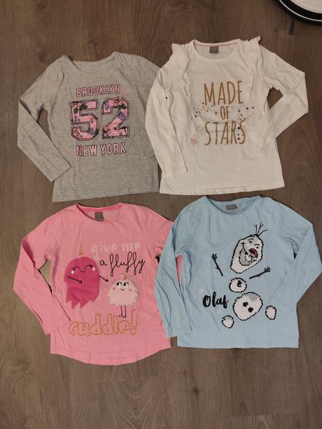 Mix detských tričiek, 122–134