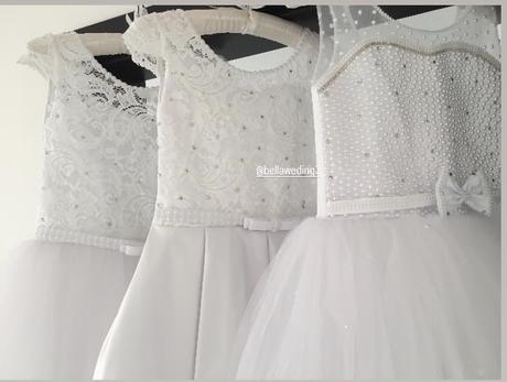 Exkluzivne biele dlhé šaty aj na 1.sv.prijimanie, 122 - 158