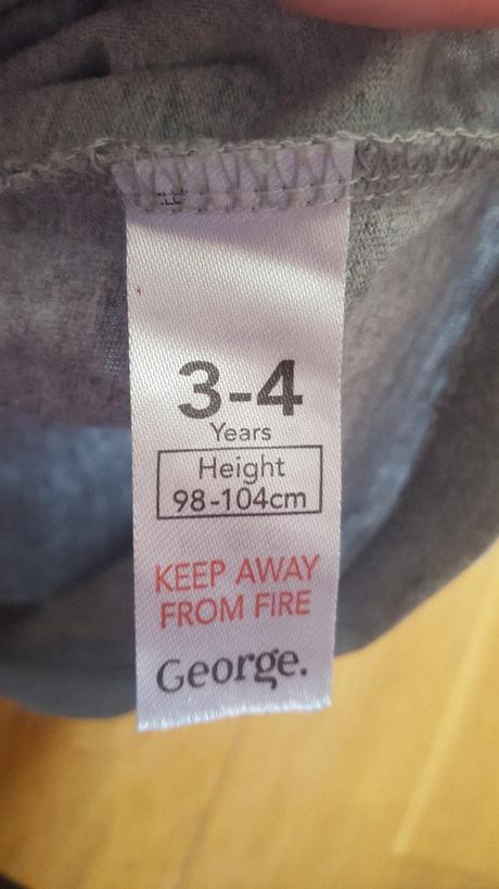 Sivé tričko george 98-104, george,98