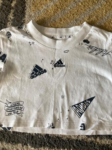 Crop tričko adidas, adidas,140