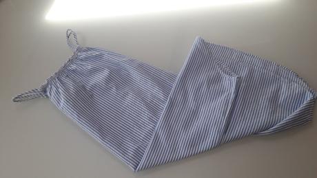 Krepové na ramienka prúzok, h&m,164