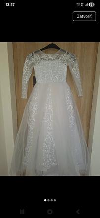 Šaty 1 sv prijimanie, 134