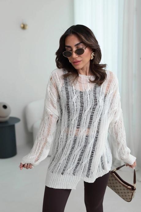 Zara - pavučinkový jemný sveter, zara