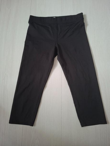 3/4 elastické nohavice, h&m,158