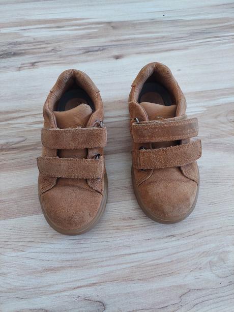 Kožené hnedé topánky geox, geox,26