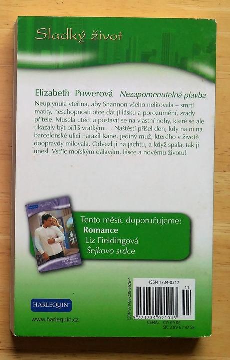 Nezapomenutelná plavba, elizabeth powerová, 