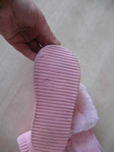 Ružové papučky na doma s brmbolcami, 27, 27