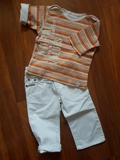 Biele nohavice, timberland,86