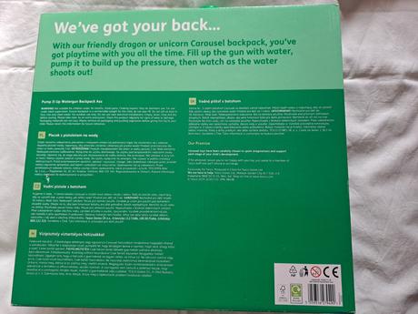 Vodna pistol s batohom, 