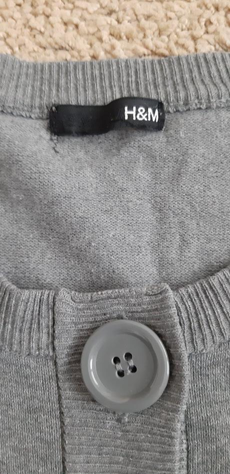 Tmavošedý sveter h&m, h&m,xs