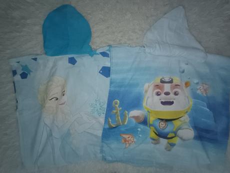 Detské pončo uteráky s kapucňou, 