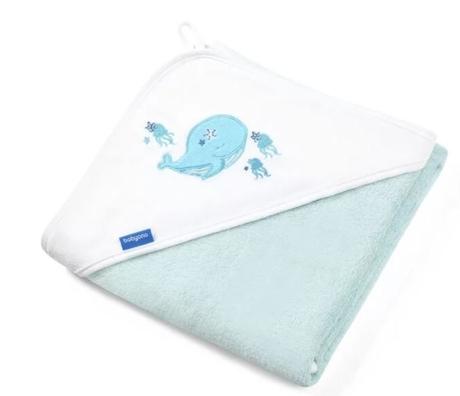 Babyono osuška s kapucňou bamboo 82x82 cm modrá, 