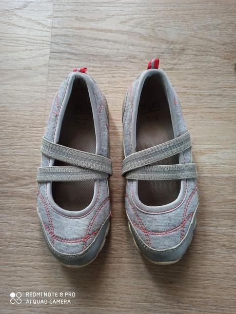 Sivé športové balerinky, f&f,28