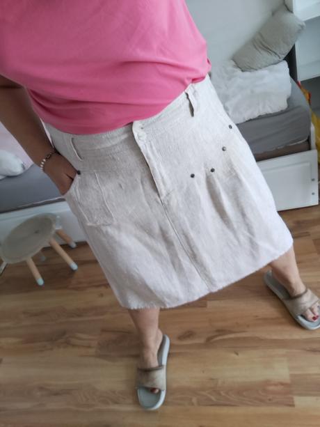 Elton ľanová sukňa 46, 46