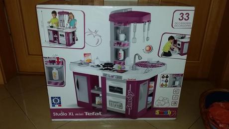 Smoby fialovo-šedá kuchynka tefal studio xl, 
