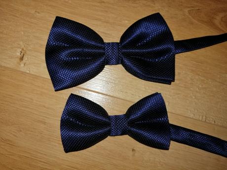 Elegantné motýliky otec syn,