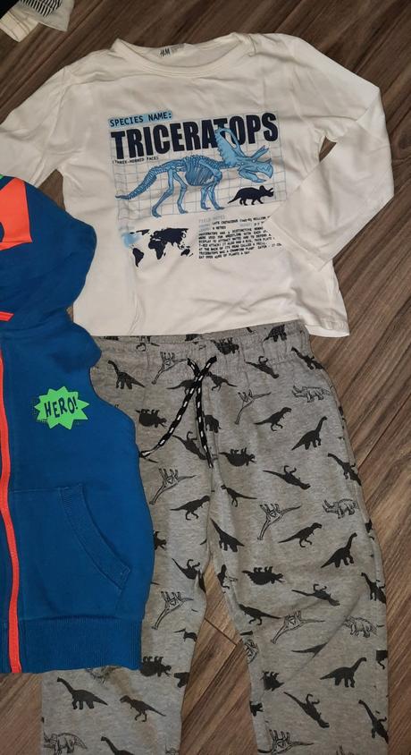Dino komplet 98, h&m,98