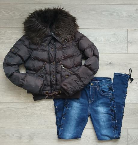 Hneda bunda s kozusinkou, tally weijl,m