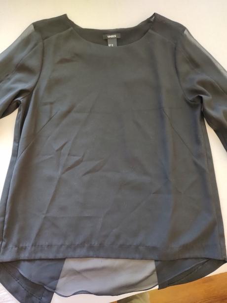 Čierna kvalitná blúzka, lindex,38