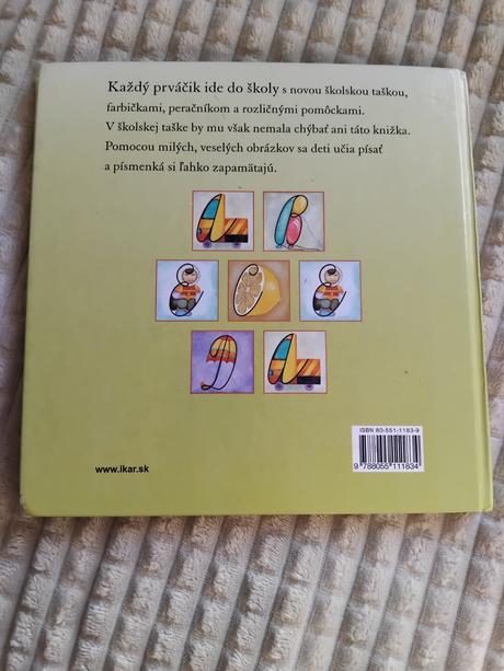 Maľovane pismena kniha,