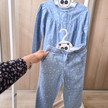 Súprava košeľa a ľahké nohavice, 116