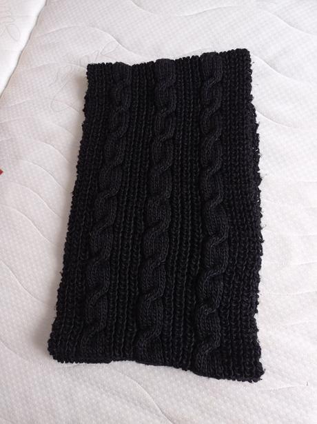 Pletený tunel - nákrčník, 