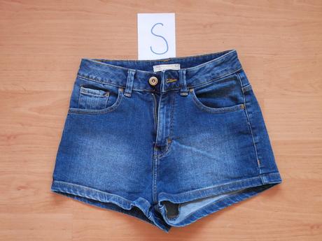 Riflové kraťasy elastické, pull&bear,s