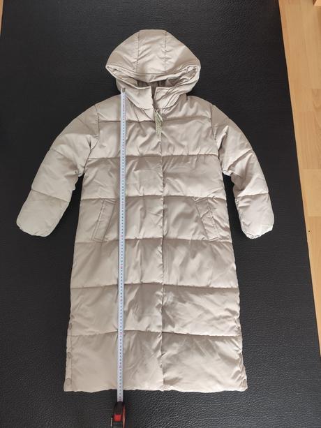 Predám dievčenský dlhý prešívany kabát, reserved,146