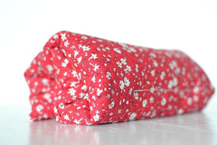 Červený hrejivý vankúš levanduľa, 