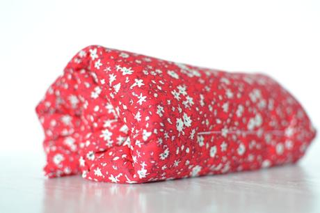 Červený hrejivý vankúš levanduľa, 