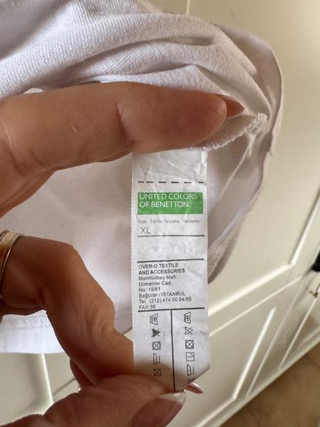 Tričko benetton l/xl, benetton,xl