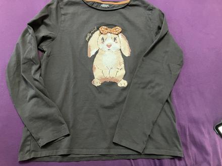 Tricko so zajkom, vertbaudet,158