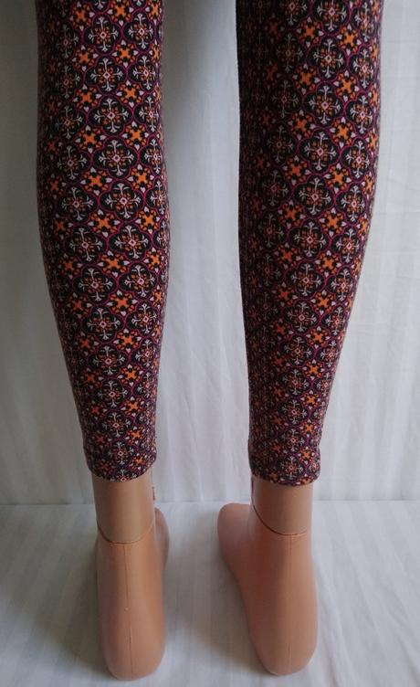 Dámske elastické trištvťáky s farebným vzorom, yes, xs