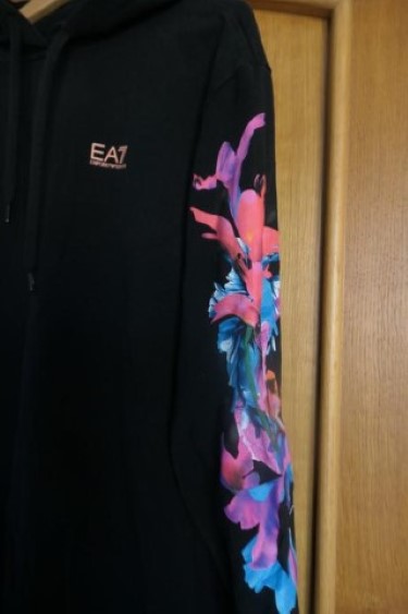 Armani jeans original peckove mikinove s kapucou, armani,l